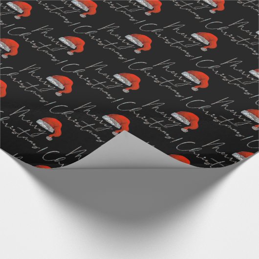 Merry Kerstkerstkerstkerstkerstkerstkersthat Cadeaupapier (Hoek)