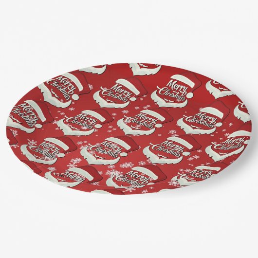 Merry Kerstkerstkerstkerstkerstkerstkersthat Papieren Bordje (Gekanteld)