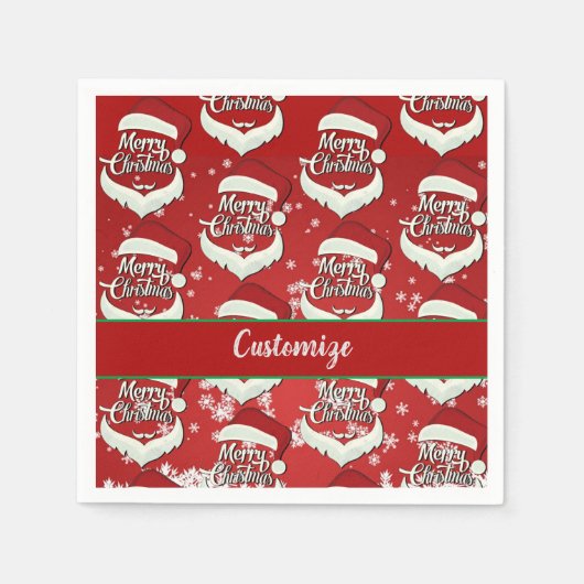 Merry Kerstkerstkerstkerstkerstkerstkersthat Servet (Voorkant)