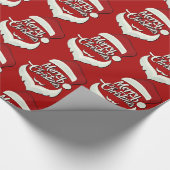 Merry Kerstkerstkerstkerstkerstkerstkerstkerstkers Cadeaupapier (Hoek)