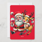 Merry Kerstkerstkerstkerstkerstkerstkerstkerstkers Feestdagenkaart (Achterkant)