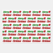 Merry Kerstkerstkerstkerstkerstkerstkerstkerstkers Inpakpapier Vel (Voorkant 2)