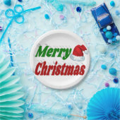 Merry Kerstkerstkerstkerstkerstkerstkerstkerstkers Papieren Bordje (Feest)