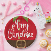 Merry kerstkerstkerstkerstkerstkerstkerstkerstkers papieren bordje (Feest)