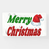 Merry Kerstkerstkerstkerstkerstkerstkerstkerstkers Spandoek (Horizontaal)