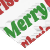 Merry Kerstkerstkerstkerstkerstkerstkerstkerstkers Tafelkleed (Gekanteld)