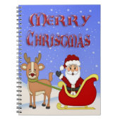 Merry kerstkerstkerstkerstkerstkerstkerstkerstlapt notitieboek (Voorkant)