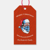 Merry kerstkerstkerstkerstkerstkerstkerstkerstmanm cadeaulabel (Voorkant)