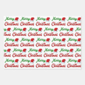 Merry Kerstkerstkerstkerstkerstkerstkerstkerstrood Inpakpapier Vel (Voorkant 2)