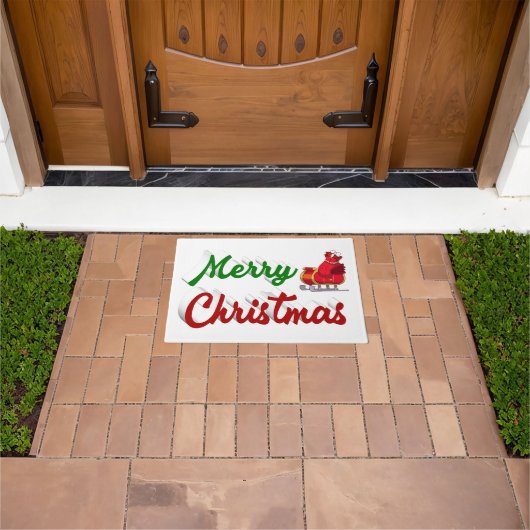 Merry kerstkerstkerstkerstkerstkerstkerstkerststaa deurmat (Buiten)
