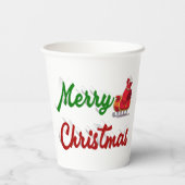 Merry kerstkerstkerstkerstkerstkerstkerstkerststaa papieren bekers (Achterkant)