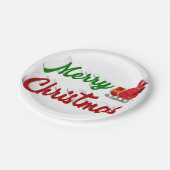 Merry kerstkerstkerstkerstkerstkerstkerstkerststaa papieren bordje (Gekanteld)