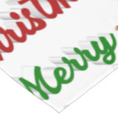 Merry kerstkerstkerstkerstkerstkerstkerstkerststaa tafelkleed (Gekanteld)