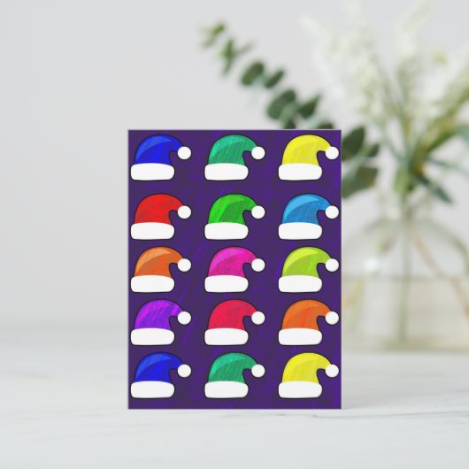 Merry Kerstkerstkerstkerstkerstkerstkerstmanhoezen Feestdagenkaart (Staand voorkant)