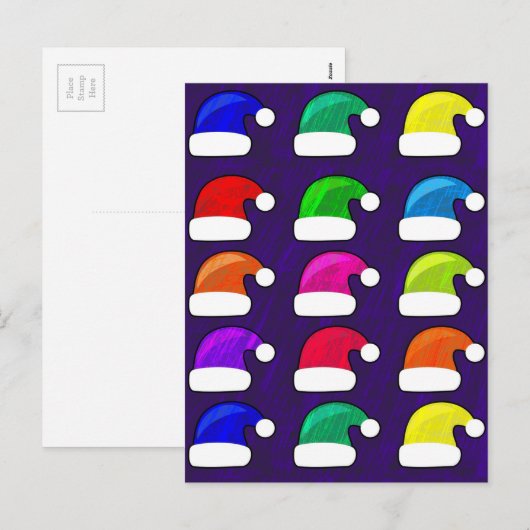 Merry Kerstkerstkerstkerstkerstkerstkerstmanhoezen Feestdagenkaart (Voorkant / Achterkant)