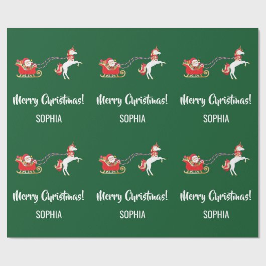 Merry kerstkerstkerstkerstkerstkerstkerstsSleigh U Cadeaupapier (Vlak)