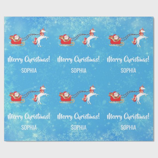 Merry kerstkerstkerstkerstkerstkerstkerstsSleigh U Cadeaupapier (Vlak)