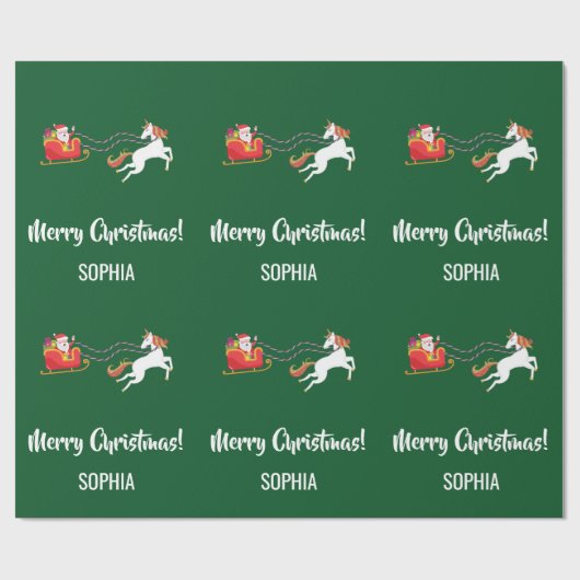 Merry kerstkerstkerstkerstkerstkerstkerstsSleigh U Cadeaupapier (Vlak)