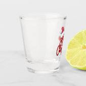 Merry kerstkerstkerstkerstkerstkerstkersttekst Pet Shot Glas (Links)