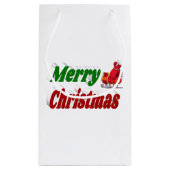 Merry kerstkerstkerstkerstkerstkerstschilderij Sle Klein Cadeauzakje (Achterkant)