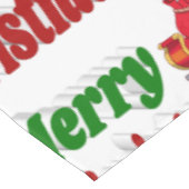 Merry kerstkerstkerstkerstkerstkerstschilderij Sle Tafelkleed (Gekanteld)