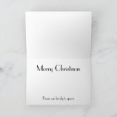 Merry kerstkerstkerstkerstkerstkledij feestdagen kaart (Binnen)