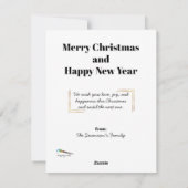 Merry Kerstkerstkerstkerstkerstman  Feestdagenkaart (Achterkant)