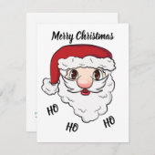 Merry Kerstkerstkerstkerstkerstman  Feestdagenkaart (Voorkant / Achterkant)