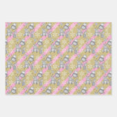 Merry kerstkerstkerstkerstkerstmanriet renrendiert inpakpapier vel (Voorkant)