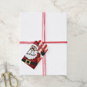 Merry kerstkerstkerstkerstman cadeaulabel (Met Touw)