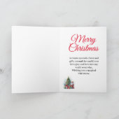 Merry kerstkerstkerstkerstman feestdagen kaart (Binnen)