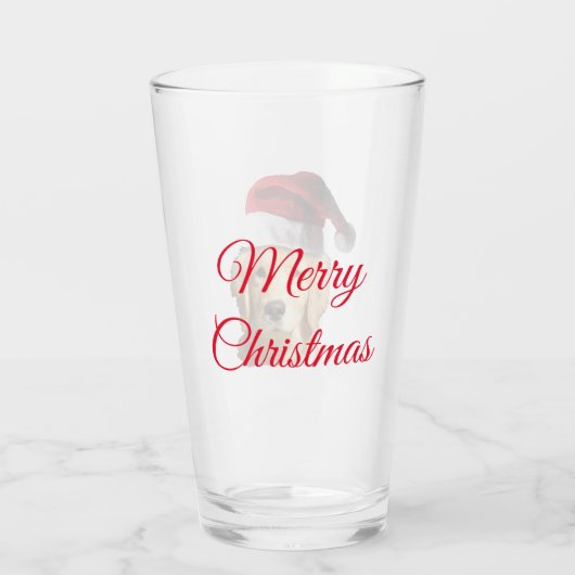 Merry kerstkerstkerstkerstman glas (Achterkant)