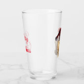Merry kerstkerstkerstkerstman glas (Rechts)