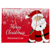 Merry kerstkerstkerstkerstman groot cadeauzakje (Achterkant)