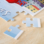 Merry kerstkerstkerstkerstman legpuzzel (Zijkant)