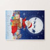 Merry kerstkerstkerstkerstman legpuzzel (Horizontaal)