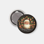 Merry kerstkerstkerstkerstman magneet (Voorkant / Achterkant)