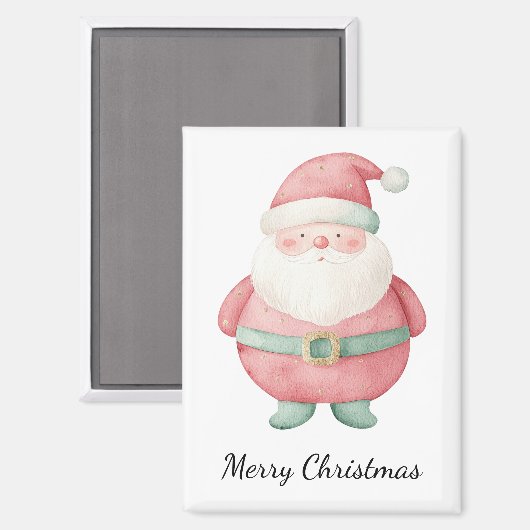 Merry kerstkerstkerstkerstman magneet (Voorkant / Achterkant)