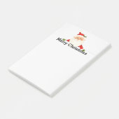 Merry kerstkerstkerstkerstman post-it® notes (Schuin)