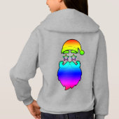 Merry Kerstkerstkerstkerstman Rainbow Hoodie (Achterkant)