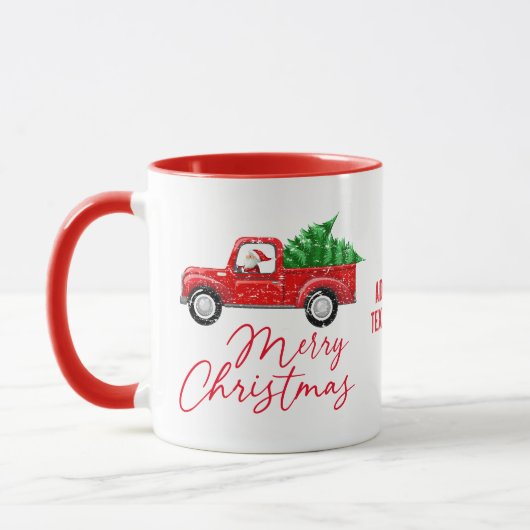 Merry Kerstkerstkerstkerstman  Red Truck Mok (Links)