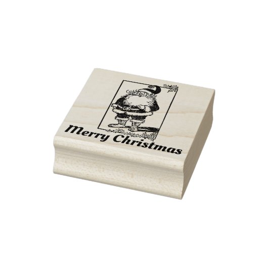 Merry kerstkerstkerstkerstman rubberstempel (Stempel)