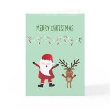 Merry Kerstkerstkerstkerstman Rudolph Reindeer Red