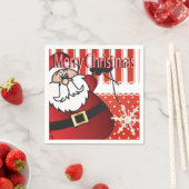 Merry kerstkerstkerstkerstman servet (Insitu)