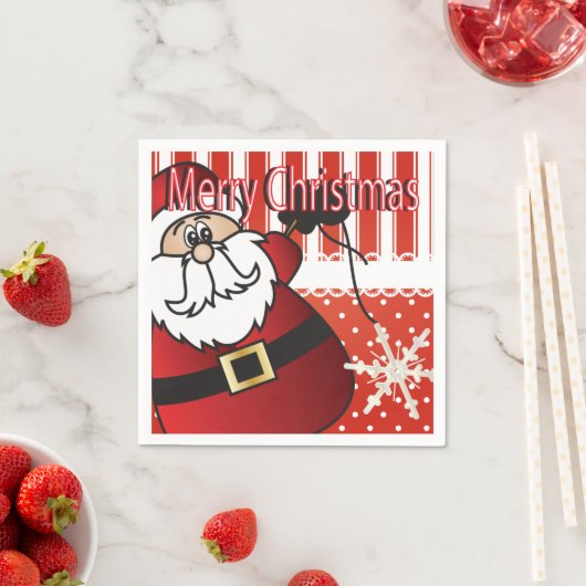 Merry kerstkerstkerstkerstman servet (Insitu)