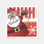 Merry kerstkerstkerstkerstman servet (Voorkant)