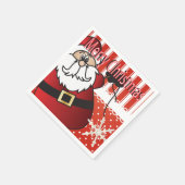 Merry kerstkerstkerstkerstman servet (Hoek)