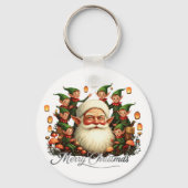 Merry kerstkerstkerstkerstman sleutelhanger (Achterkant)
