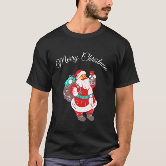 Merry kerstkerstkerstkerstman t-shirt (Voorkant)
