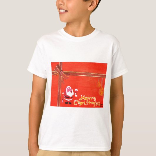 Merry kerstkerstkerstkerstman t-shirt (Voorkant)